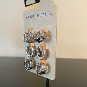 Aeropostale Silver Jewelry Set